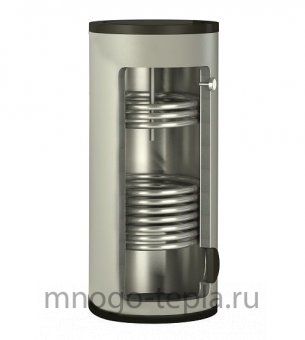 Бойлер косвенного нагрева Rispa RBFD 400 напольный, два теплообменника, нерж. сталь, магниевый анод - №1