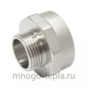 Переходник 1¼" x 1" В-Н никелированный - №1