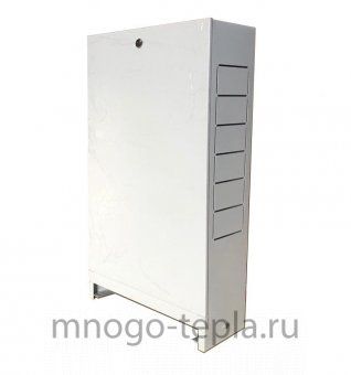Шкаф коллекторный наружный глубокий 8-10 выходов ШРНГ-3 (652*150*707) - №1