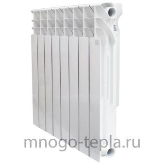 Биметаллический радиатор STI Bimetal 500/100, 8 секций, на площадь до 11.2 м2, тепловая мощность 1120 Вт - №1