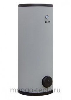 Бойлер косвенного нагрева Rispa RBFD 400 напольный, два теплообменника, нерж. сталь, магниевый анод - №1