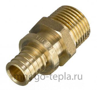 Штуцер аксиальный переходной 1/2" НР - 16 (2.2) TIM H-S1602M - №1