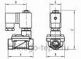 Электромагнитный клапан для воды UNIPUMP BCX-15 1/2", нормально закрытый, 220В - №3