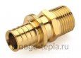 Штуцер аксиальный переходной 1/2" НР - 16 (2.2) TIM H-S1602M - №3