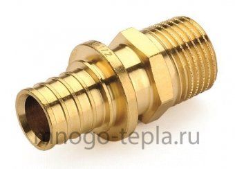 Штуцер аксиальный переходной 1/2" НР - 16 (2.2) TIM H-S1602M - №1