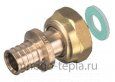 Концовка для коллектора под трубу PEX 1/2" НГ - 16 (2.2) TIM H-JS1602F аксиальная - №2