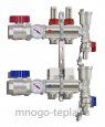 Коллекторная группа Tim (KA002) 1" ВР-ВР, 2 отвода 3/4", расходомер, воздухоотводчик, сливной кран, торцевой кран, термометр - №2
