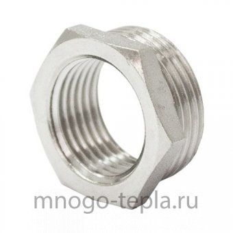 Футорка 1/2" х 1/4" Н-В никелированная латунная - №1