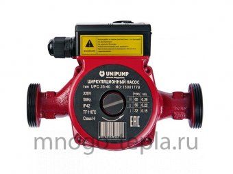 Циркуляционный насос UNIPUMP UPC 25-40 130 (72 Вт) - №1