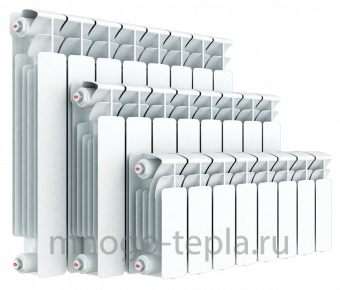 Биметаллический радиатор Rifar Base 500, 11 секций - №1