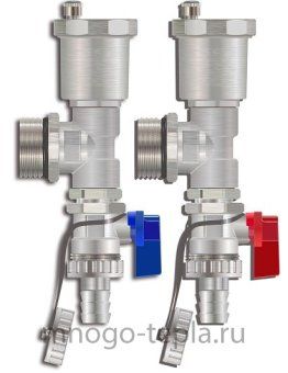 Тройник концевой в сборе для коллекторных групп 3/4" TIM M306-3 - №1