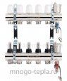 Коллекторная группа PROFACTOR PF MB 802.5 1" ВР, 5 отводов 3/4", расходомер, воздухоотводчик, сливной кран - №2