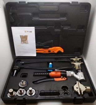 Гидравлический аксиальный инструмент для PEX труб TIM FT1240B-QC - №1