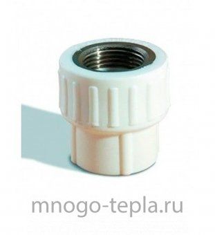 Муфта комбинированная 25 - 1/2" ВР, полипропиленовая - №1